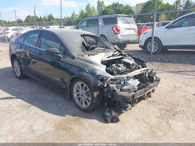 45958769 :رقم المزاد ، 3FA6P0LU6KR182283 vin ، 2019 Ford Fusion Hybrid Se مزاد بيع