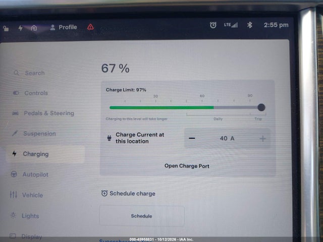 Tesla Model S 70d/85d/p85d 2015 5YJSA1H27FFP79649 Image 17