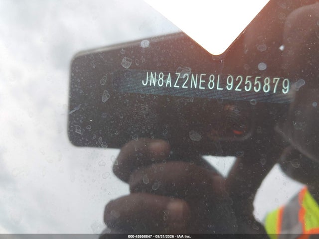 45958847 :رقم المزاد ، JN8AZ2NE8L9255879 vin ، 2020 Infiniti Qx80 Luxe Awd مزاد بيع