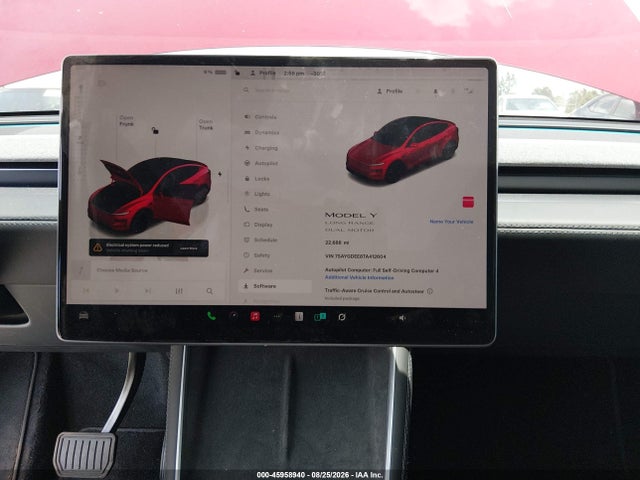 Продаж на аукціоні авто 2026 Tesla Model Y All-wheel Drive/long Range Launch Series/premium All-wheel Drive, vin: 7SAYGDEE8TA412604, номер лоту: 45958940