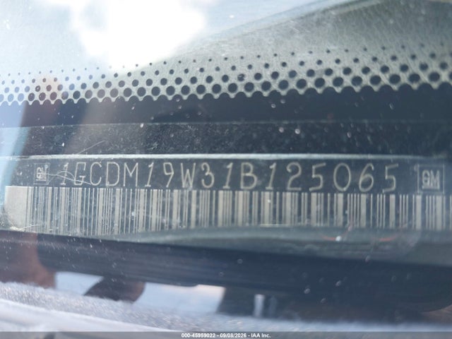 45959022 :رقم المزاد ، 1GCDM19W31B125065 vin ، 2001 Chevrolet Astro مزاد بيع