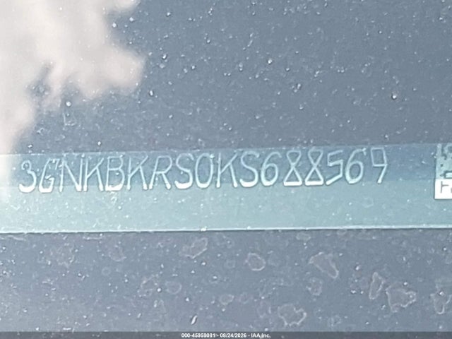 Aukcja sprzedaży 2019 Chevrolet Blazer Premier, vin: 3GNKBKRS0KS688569, numer aukcji: 45959081
