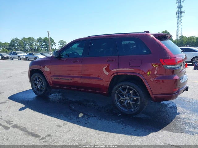 Aukcja sprzedaży 2021 Jeep Grand Cherokee 80th Anniversary 4x2, vin: 1C4RJEBG8MC738399, numer aukcji: 45959112