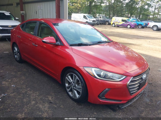 2017 Hyundai Elantra Limited მანქანა იყიდება აუქციონზე, vin: 5NPD84LF7HH006376, აუქციონის ნომერი: 45959205