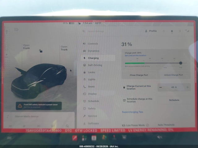 Aukcja sprzedaży 2026 Tesla Model Y All-wheel Drive/long Range Launch Series/premium All-wheel Drive, vin: 7SAYGDEE9TA436460, numer aukcji: 45959232
