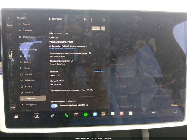 Tesla Model X All-wheel Drive 2026 7SAXCBE52TF472957 Image 19