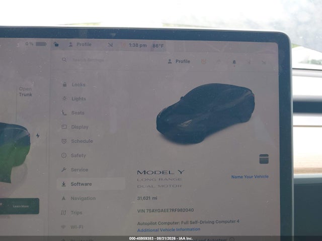 Продаж на аукціоні авто 2024 Tesla Model Y Long Range Dual Motor All-wheel Drive, vin: 7SAYGAEE7RF982040, номер лоту: 45959383