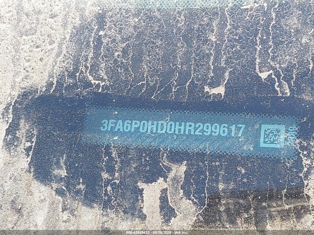 Ford FUSION SE 2017 3FA6P0HD0HR299617 Image 9