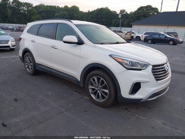 2017 Hyundai Santa Fe Se მანქანა იყიდება აუქციონზე, vin: KM8SM4HF1HU213004, აუქციონის ნომერი: 45959464