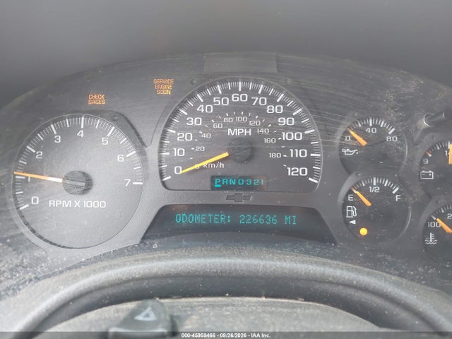 Продаж на аукціоні авто 2003 Chevrolet Trailblazer Ext Lt, vin: 1GNET16S436155073, номер лоту: 45959466