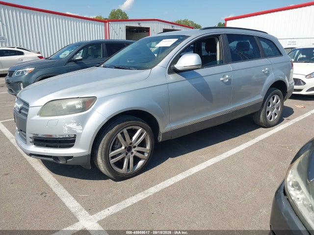 2007 Audi Q7 3.6 მანქანა იყიდება აუქციონზე, vin: WA1AY74L47D039777, აუქციონის ნომერი: 45959517