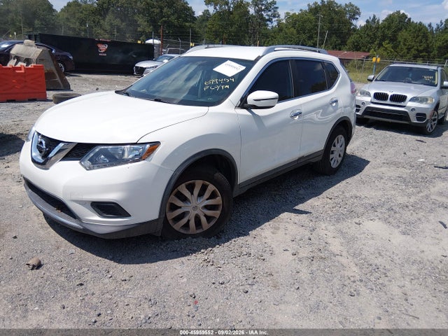 2016 Nissan Rogue S მანქანა იყიდება აუქციონზე, vin: KNMAT2MT5GP679454, აუქციონის ნომერი: 45959552