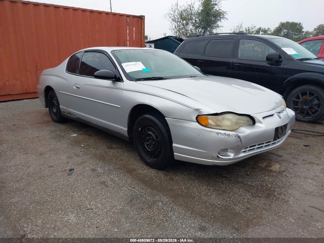 Aukcja sprzedaży 2004 Chevrolet Monte Carlo Ls, vin: 2G1WW12EX49311320, numer aukcji: 45959672