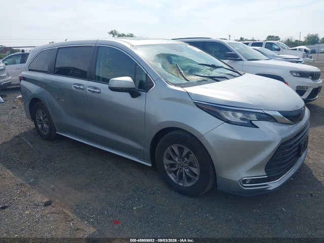 2021 Toyota Sienna Xle მანქანა იყიდება აუქციონზე, vin: 5TDYRKEC0MS005449, აუქციონის ნომერი: 45959882