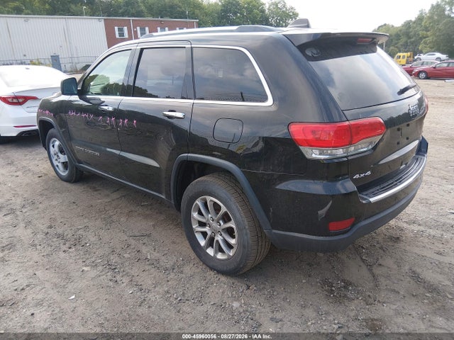 45960056 :رقم المزاد ، 1C4RJFBG7JC200519 vin ، 2018 Jeep Grand Cherokee Limited 4x4 مزاد بيع