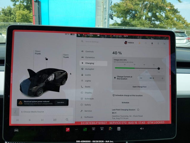 Aukcja sprzedaży 2018 Tesla Model 3 Long Range/performance, vin: 5YJ3E1EB6JF181607, numer aukcji: 45960080