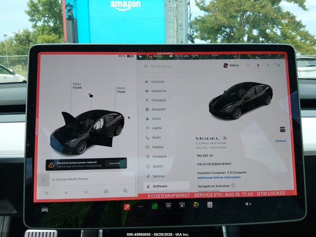 Aukcja sprzedaży 2018 Tesla Model 3 Long Range/performance, vin: 5YJ3E1EB6JF181607, numer aukcji: 45960080