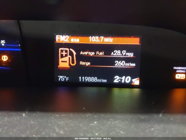 45960088 :رقم المزاد ، 19XFB2F87CE385100 vin ، 2012 Honda Civic Ex مزاد بيع