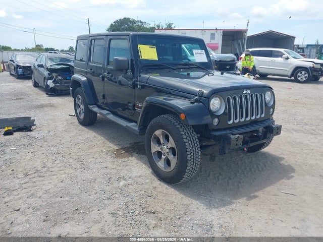 Продаж на аукціоні авто 2017 Jeep Wrangler Unlimited Sahara 4x4, vin: 1C4BJWEG6HL706348, номер лоту: 45960096