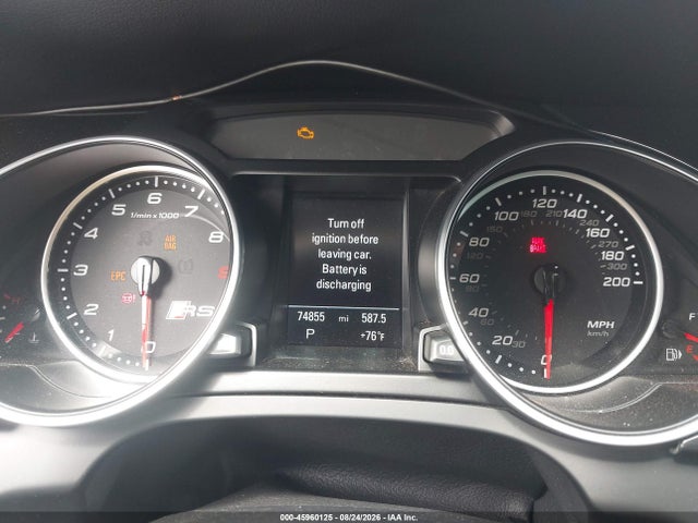 Aukcja sprzedaży 2015 Audi Rs 5 4.2, vin: WUAC6AFR5FA901605, numer aukcji: 45960125