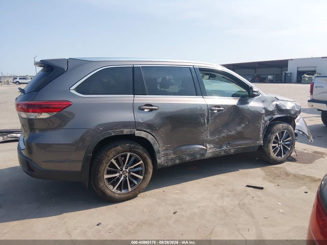 45960178 :رقم المزاد ، 5TDJZRFH1KS618505 vin ، 2019 Toyota Highlander Xle مزاد بيع
