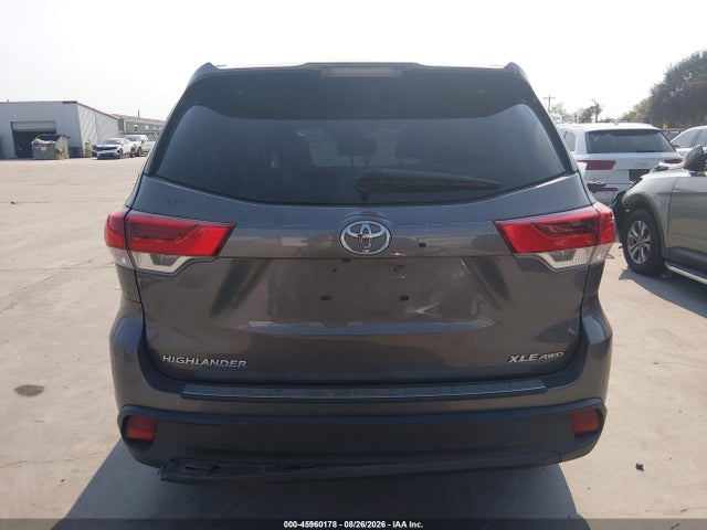 45960178 :رقم المزاد ، 5TDJZRFH1KS618505 vin ، 2019 Toyota Highlander Xle مزاد بيع