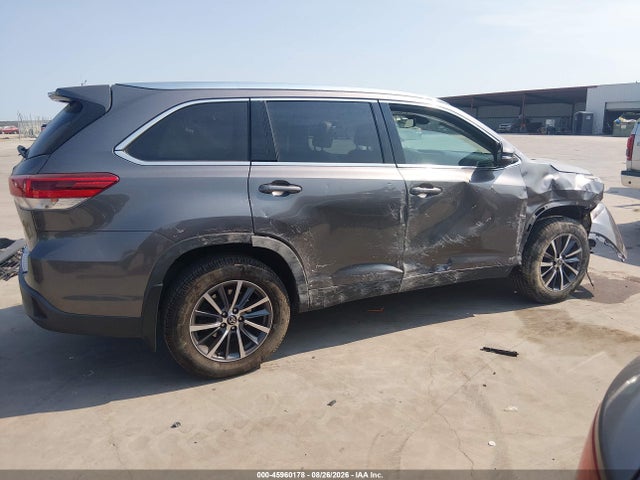 45960178 :رقم المزاد ، 5TDJZRFH1KS618505 vin ، 2019 Toyota Highlander Xle مزاد بيع