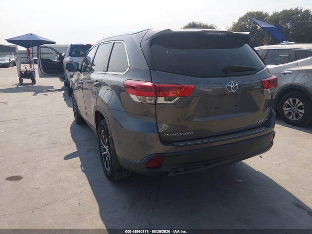 45960178 :رقم المزاد ، 5TDJZRFH1KS618505 vin ، 2019 Toyota Highlander Xle مزاد بيع