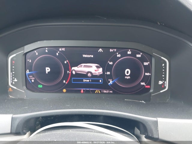 45960216 :رقم المزاد ، 1V2NR2CA8KC576088 vin ، 2019 Volkswagen Atlas 3.6l V6 Sel Premium مزاد بيع