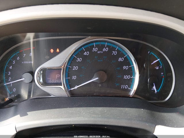 45960233 :رقم المزاد ، 5TDYK3DC4BS044828 vin ، 2011 Toyota Sienna Limited V6 مزاد بيع