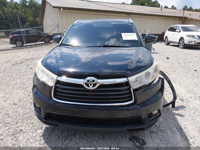 2014 Toyota Highlander Xle V6 მანქანა იყიდება აუქციონზე, vin: 5TDJKRFH3ES056616, აუქციონის ნომერი: 45960353