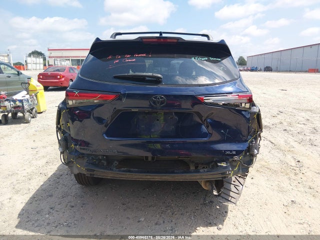 2022 Toyota Highlander Xle მანქანა იყიდება აუქციონზე, vin: 5TDGZRAH4NS137699, აუქციონის ნომერი: 45960378