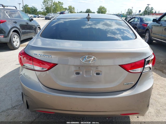 2012 Hyundai Elantra Limited მანქანა იყიდება აუქციონზე, vin: 5NPDH4AE8CH148979, აუქციონის ნომერი: 45960463