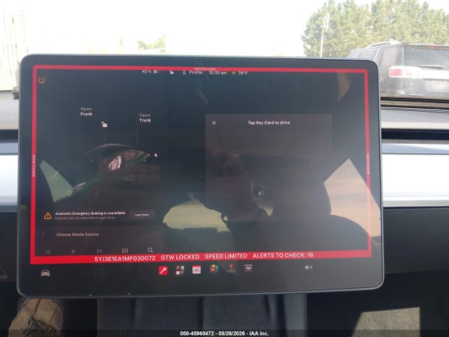 Продажа на аукционе авто 2021 Tesla Model 3 Standard Range Plus Rear-wheel Drive, vin: 5YJ3E1EA1MF030072, номер лота: 45960472