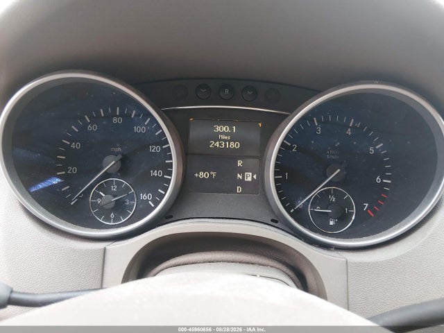 45960656 :رقم المزاد ، 4JGBB86E19A452952 vin ، 2009 Mercedes-benz Ml 350 مزاد بيع