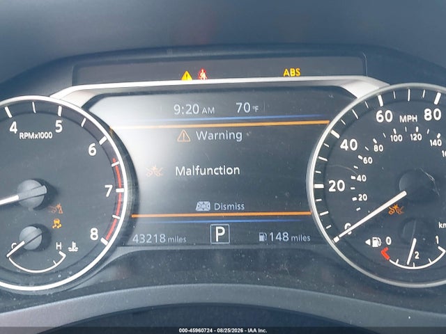 Aukcja sprzedaży 2020 Nissan Altima Sr Fwd, vin: 1N4BL4CV5LC204431, numer aukcji: 45960724