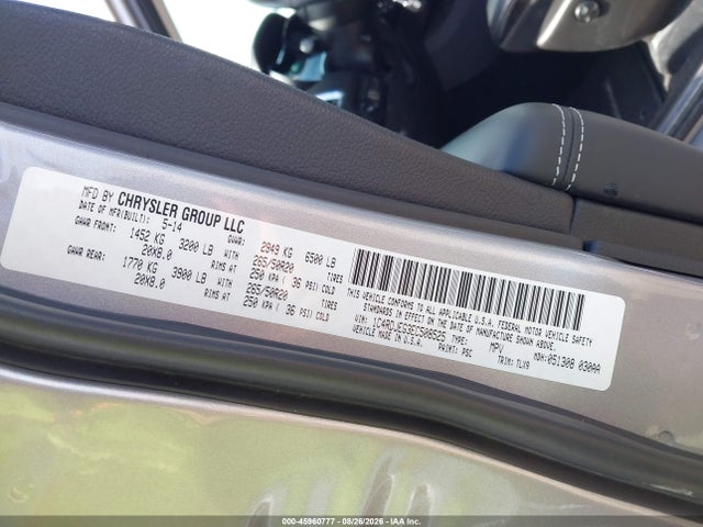 Aukcja sprzedaży 2014 Dodge Durango Citadel, vin: 1C4RDJEG3EC508525, numer aukcji: 45960777