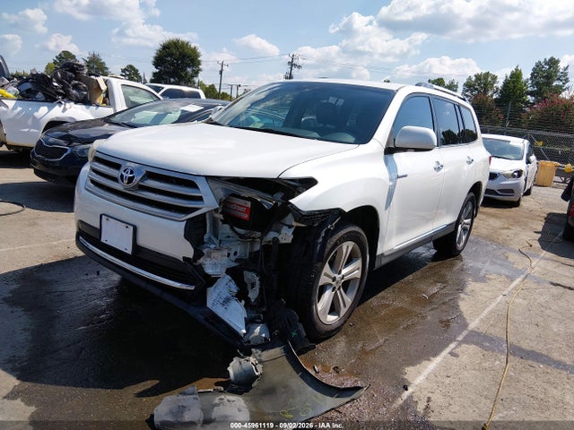 Aukcja sprzedaży 2013 Toyota Highlander Limited V6, vin: 5TDDK3EHXDS227212, numer aukcji: 45961119
