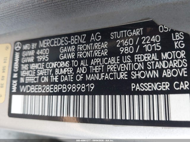 Aukcja sprzedaży 1993 Mercedes-benz 300 D, vin: WDBEB28E8PB989819, numer aukcji: 45961277