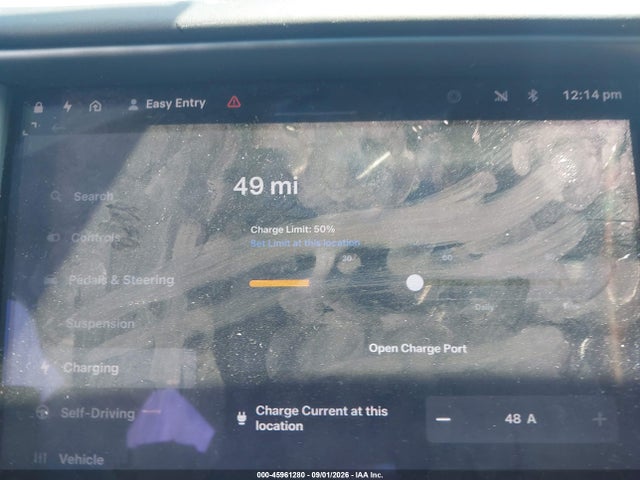 45961280 :رقم المزاد ، 5YJSA1E26JF259505 vin ، 2018 Tesla Model S 100d/75d/p100d مزاد بيع