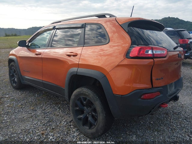 2016 Jeep Cherokee Trailhawk მანქანა იყიდება აუქციონზე, vin: 1C4PJMBS2GW188738, აუქციონის ნომერი: 45961293
