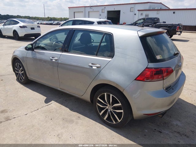 2015 Volkswagen Golf Tsi Se 4-door მანქანა იყიდება აუქციონზე, vin: 3VW217AU8FM069277, აუქციონის ნომერი: 45961338