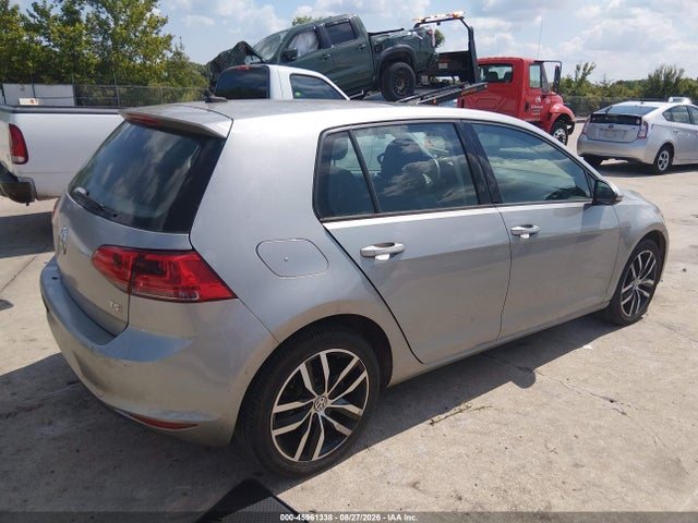 2015 Volkswagen Golf Tsi Se 4-door მანქანა იყიდება აუქციონზე, vin: 3VW217AU8FM069277, აუქციონის ნომერი: 45961338