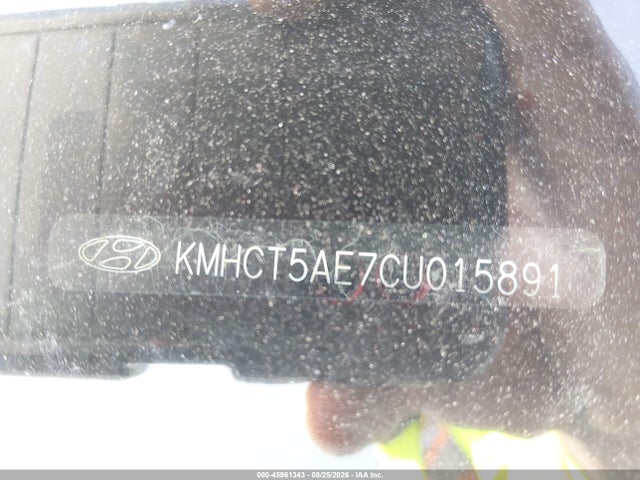 Продаж на аукціоні авто 2012 Hyundai Accent Gs, vin: KMHCT5AE7CU015891, номер лоту: 45961343