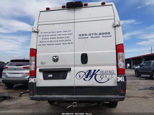 Продажа на аукционе авто 2023 Ram Promaster 3500 Cargo Van High Roof 159 Wb Ext, vin: 3C6MRVJG3PE522257, номер лота: 45961370