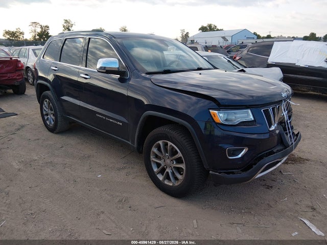 Aukcja sprzedaży 2016 Jeep Grand Cherokee Limited, vin: 1C4RJFBM6GC345209, numer aukcji: 45961429
