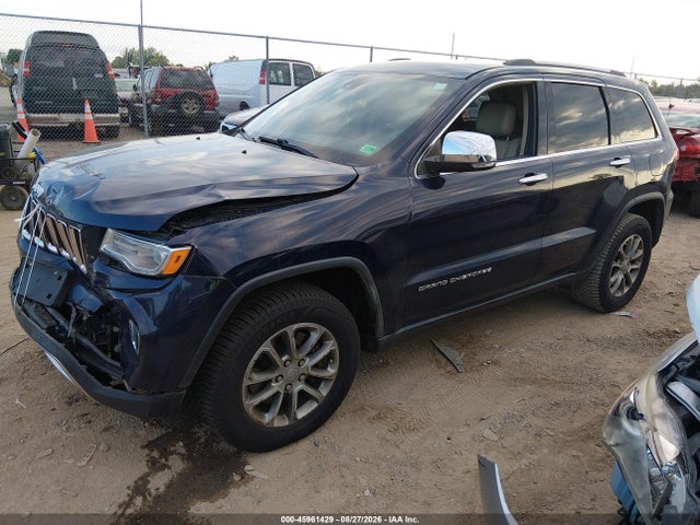Aukcja sprzedaży 2016 Jeep Grand Cherokee Limited, vin: 1C4RJFBM6GC345209, numer aukcji: 45961429