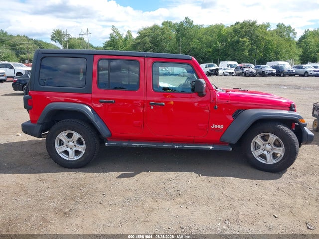 45961604 :رقم المزاد ، 1C4HJXDG1LW201990 vin ، 2020 Jeep Wrangler Unlimited Sport S 4x4 مزاد بيع