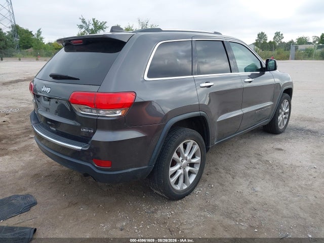 Продажа на аукционе авто 2017 Jeep Grand Cherokee Limited, vin: 1C4RJFBG9HC621006, номер лота: 45961609
