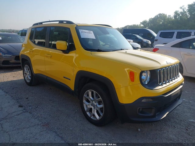 Продажа на аукционе авто 2016 Jeep Renegade Latitude, vin: ZACCJABT8GPD66140, номер лота: 45961681